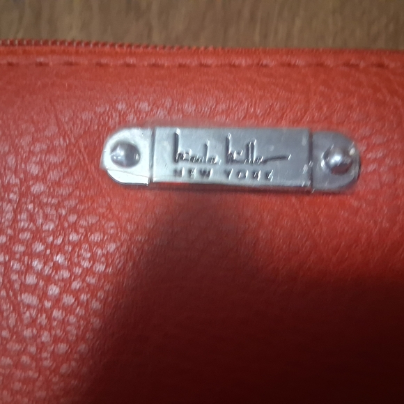 Nicole Miller Orange Wristlet Clutch - Picture 3 of 5